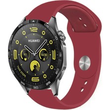 Kreton Huawei Watch Gt4 46MM ile Uyumlu Kordon Yumuşak Dokulu Esnek Jel Silikon Kayış