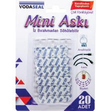 Nisar Store Mini Şeffaf Askı 20 Li Paket