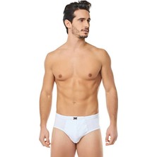 Tutku Erkek Beyaz Slip Külot 6'lı Paket Modern Tasarım Rahat Kullanım İçin