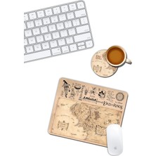 Berry Store Lotr Yüzüklerin Efendisi Mouse Pad ve Bardak Altlığı Set