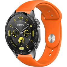 Kreton Huawei Watch Gt4 46MM ile Uyumlu Kordon Yumuşak Dokulu Esnek Jel Silikon Kayış
