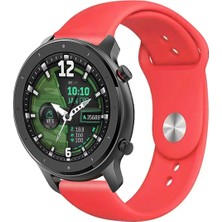 Kreton Amazfit Gtr 47MM ile Uyumlu Yumuşak Dokulu Esnek Jel Silikon Kayış