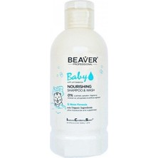 Beaver Baby Nourishing Shampoo&Wash 300 ml Hassas Ciltler İçin Nazik Temizleyici ve Nemlendirici