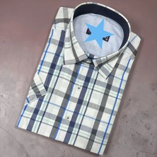 Eren Style Linen Keten Klasik %100 Cotton Kısa Kollu Terletmeyen Gömlek