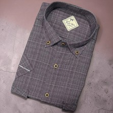 Eren Style Linen Keten Klasik %100 Cotton Kısa Kollu Terletmeyen Gömlek