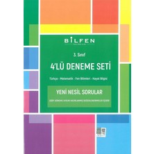 Nisar Store Bilfen Yayınları 3 Sınıf Tüm Dersler 4 Lü Deneme Seti Bilfen Yayınl