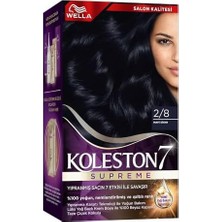 Nisar Store Kit 2-8 Mavi Siyah Saç Boyası