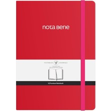 Nisar Store Nota Bene Premium Sert Kapak Defter, 21X29 Cm, Çizgili