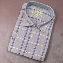 Eren Style Linen Keten Klasik %100 Cotton Kısa Kollu Terletmeyen Gömlek
