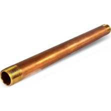 Nisar Store Malzemeleri NPBR3412 3/4 "nominal Çap ve Npt Uçları ile 12 "uzun Pirinç Nipel Boru Bağlantısı