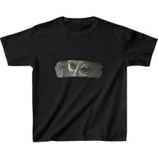 Çocuk Unisex Baskılı T-Shirt - Siyah
