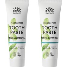 Urtekram Organik Organik Diş Macunu Naneli & Yeşil Çaylı 2'li Set 2X75 ml