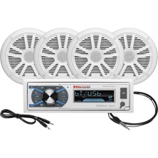 Boss Audio Systems MCK632WB.64 Usb, Aux Girişli Bluetoothlu Hoparlörlü Marin Teyp Seti