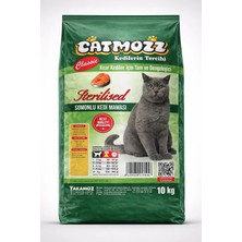 Catmozz  Somonlu Sterilised Kısır Yetişkin Kedi Maması 10 kg