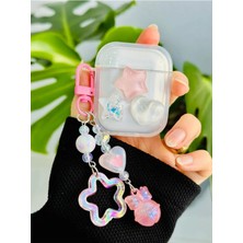 Berry Store 1. Nesil ve 2. Nesil ile Uyumlu Tasarım Kalın Koruyucu Silikon Kılıf - Beyazpembeyıldız