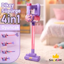 SmartFox 4’ü 1 Arada Oyuncak Dikey Süpürge Sesli Çocuk Süpürgesi