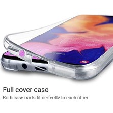 Berry Store Galaxy A10S Kılıf 6 Tarafı Tam Full Koruma 360 Clear Soft Şeffaf