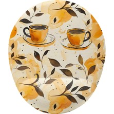 Berry Store Türk Kahvesi Desenli Bilek Destekli Mouse Pad