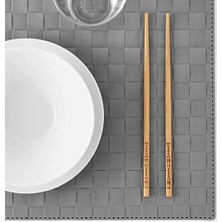 Berry Store Antagen Trebent Yemek Çubuğu Çin Yemek Çubuğu Bambu Chopstick 4 Adet x 1 Paket