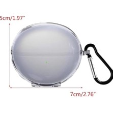 Berry Store Freeclip ile Uyumlu Şeffaf Silikon Kılıf Tam Koruma Kancalı Anahtarlık Freeclip ile Uyumlu Şeffaf Silikon Kılıf