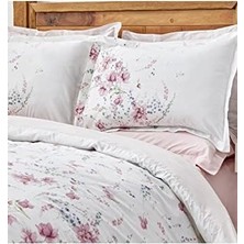 Berry Store Dalila Pembe %100 Pamuk Çift Kişilik Nevresim Takımı
