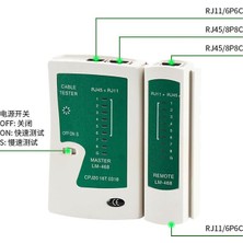 Nisar Store PX-8070 Rj-45,rj-11 Lüks Kablo Test Cihazı, Adsl, Cat5,cat6,cat7,cat8 Internet Kablo Tester