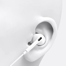 Nisar Store Lightning Silikonlu Mikrofonlu Kablolu Kulak Içi Kulaklık Net Ses ve Gürültü Azaltma