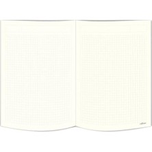 Berry Store Çiçekli Defter Kareli Pembe 17X24 cm