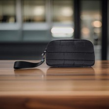 Berry Store Leonaanelıa Agena Günlük Çanta, Siyah, Orta Boy, Polyester, Su Itici, Fermuarlı, Çok Bölmeli, Düz, 14X25X5.5 cm