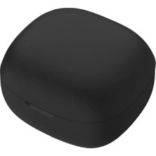 Berry Store R50I Tws Ile Uyumlu Kılıf Yumuşak Kaymaz Dayanıklı 360 Derece Çepeçevre Koruyucu Tpu Kılıf (Siyah)