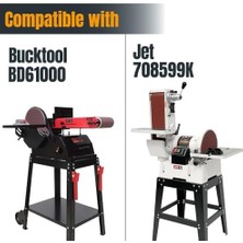 Nisar Store 110170V 6 x 48 Inç Zımpara Kayışları | 60 Grit Alüminyum Oksit Zımpara Kemeri | Taşınabilir Kayış Zımpara Makinesi Için Premium Zımpara Kağıdı, 10'lu Paket