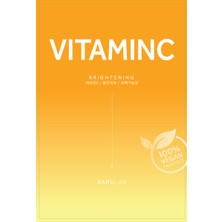 Barulab The Clean Vegan Mask Aydınlatıcı C Vitamini Yüz Maskesi 23 g Tüm Cilt Tipleri İçin