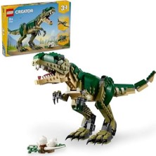Nisar Store 3’ü 1 Arada T. Rex 31151 – 9 Yaş ve Üzeri Dinozor Tutkunları Için Triceratops ve Pterodactyl Modelleriyle Yaratıcı Oyuncak Yapım Seti, Çocuklar Için Hediye Fikri (626 Parça)