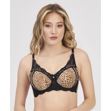 Aria's Closet Moonlıght 2209 Balenli Desteksiz Leopar Sütyen