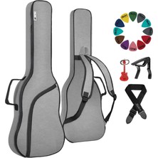 Midex CS-39PAK Klasik Gitar Çantası Gigbag Soft Case Kılıf Su Geçirmez (Askı Capo Pena)