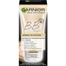 Garnier BB Krem 18 ml Orta Ton Cilt Kusursuzlaştırıcı Etki ile Normal Ciltler İçin Nemlendirici