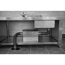 Star Krom Yağ Ayırıcı Yağ Tutucu Krom Tezgah Altı Paslanmaz Çelik