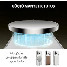 Nisar Store Magsafe Uyumlu 17 Air, Karbon Fiber Telefon Kılıfı, Ultra Ince, Dayanıklı (Şeffaf)