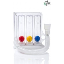 BGM Triflo Solunum Egzersiz Cihazı – 3 Kademeli Nefes Kapasite Geliştirici/Egzersiz Spirometre