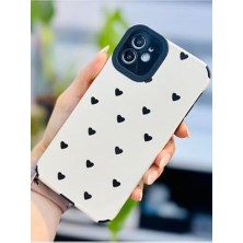 Berry Store 11 ile Uyumlu Kaplama Tasarımlı Yumuşak Silikon Kamera Korumalı Kılıf