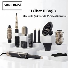 Robx 11 Başlık Multi Styler Hava Üflemeli Saç Şekillendirme Kurutma Çok Fonksiyonlu Ultra Set