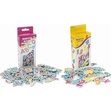 Berry Store 2'li Set Manyetik Mıknatıslı Türkçe - Ingilizce Harfler & Sayılar - Eğitici Alfabe - Sayılar Magnet