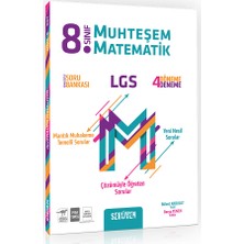 Serüven Yayınları 8. Sınıf LGS Muhteşem Matematik Soru Bankası