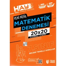 Teas Press Sınav Yayınları 7. Sınıf Yeni Nesil Matematik Denemesi 40 Adet