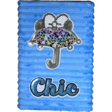 Mikro Peluş Pullu Şemsiye Defter