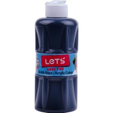 Let's Akrilik Boya 250 ml Siyah