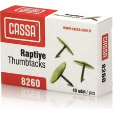 Cassa 8260 Sarı Raptiye 5 Kutu 200 Adet