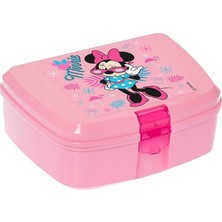 Herevin Gözlüklü Minnie Mouse Pembe Beslenme Kutusu Kız Çocuk