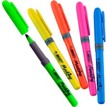 Bic Grip Fosforlu Kalem Pembe