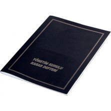 Gülpaş Yönetim Kurulu Karar Defteri Plastik Kapak